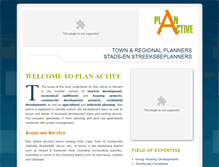 Tablet Screenshot of planactive.co.za